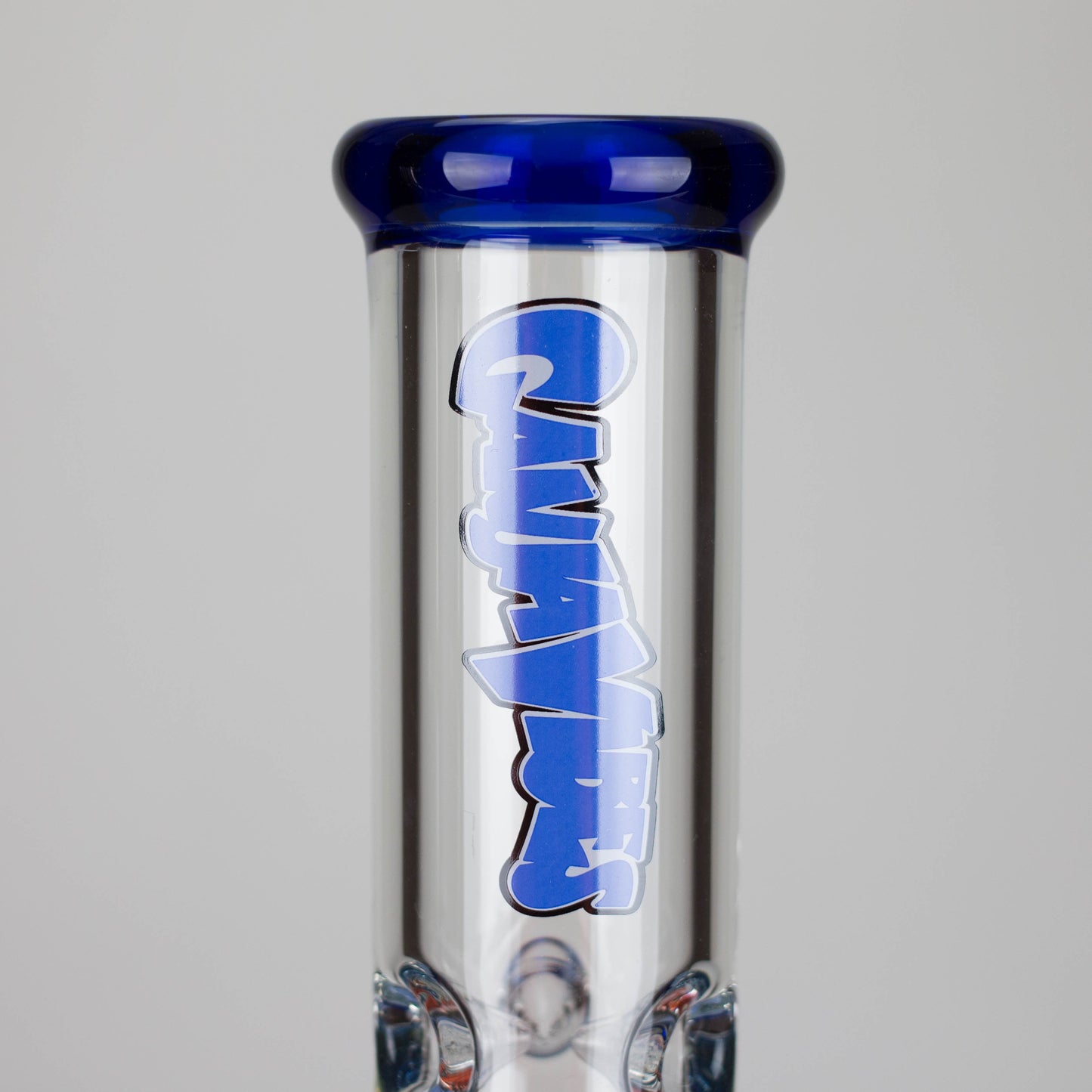 Ganjavibes | Honeycomb 14" Two Disk Percolator Glass Bong By Irie Vibes Series