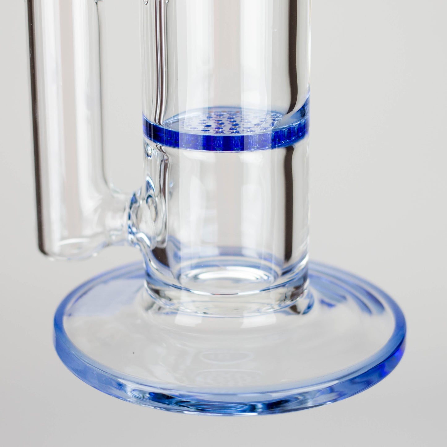 Ganjavibes | Honeycomb 14" Two Disk Percolator Glass Bong By Irie Vibes Series