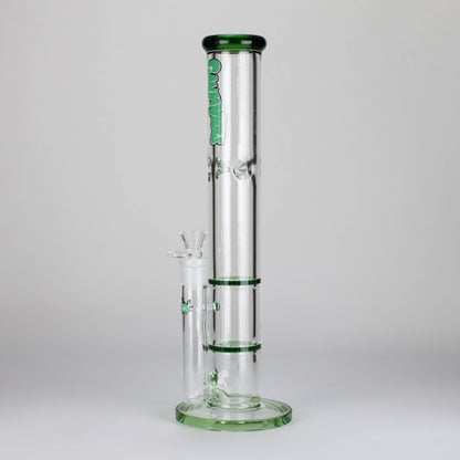 Ganjavibes | Honeycomb 14" Two Disk Percolator Glass Bong By Irie Vibes Series