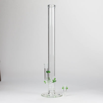 Shine Glassworks | 22 inch 38mm Straight Tube with opal accents -Made in Canada