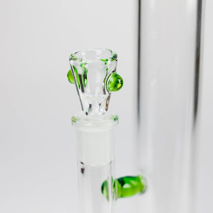 Shine Glassworks | 22 inch 38mm Straight Tube with opal accents -Made in Canada