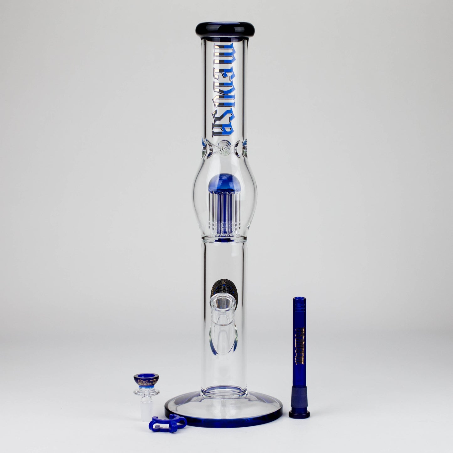 Medusa | 17" 7mm Glass Bubble Tree Perc Glass bong