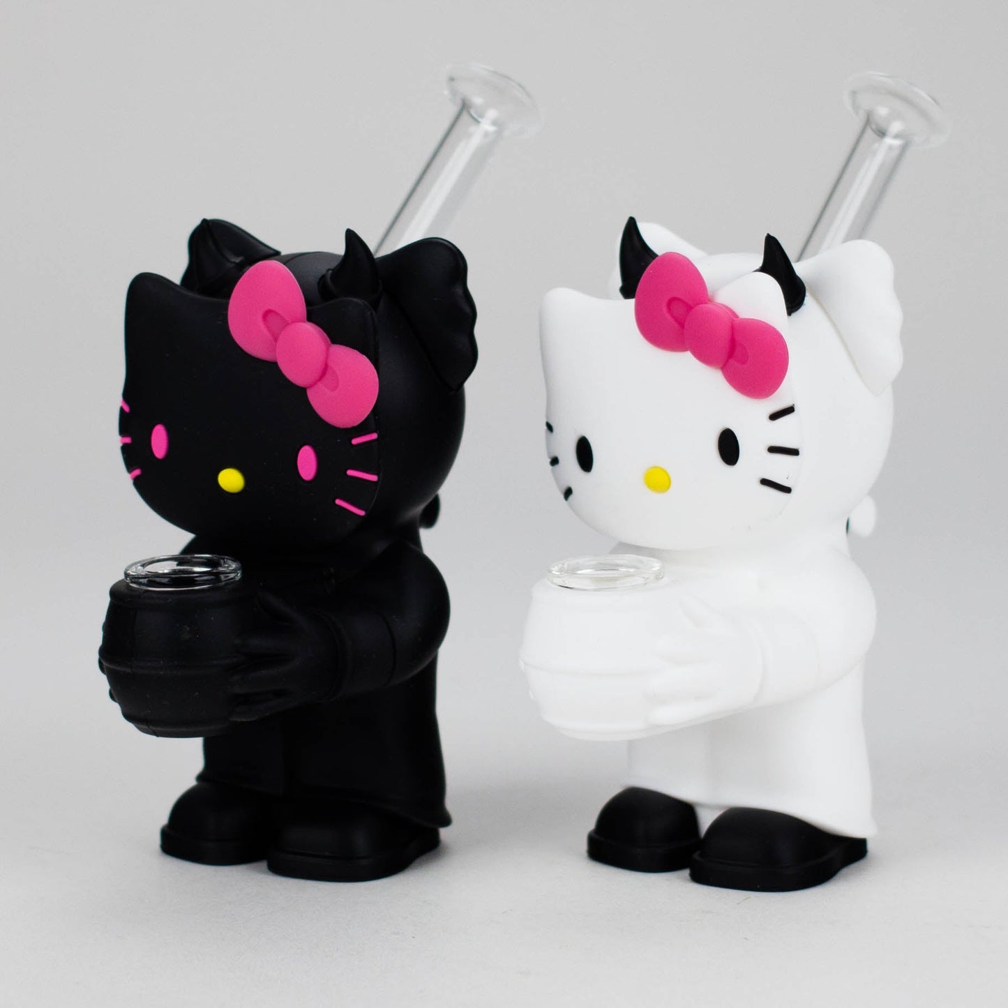 5.5" Devil Kitty Silicone Water Pipe-Assorted