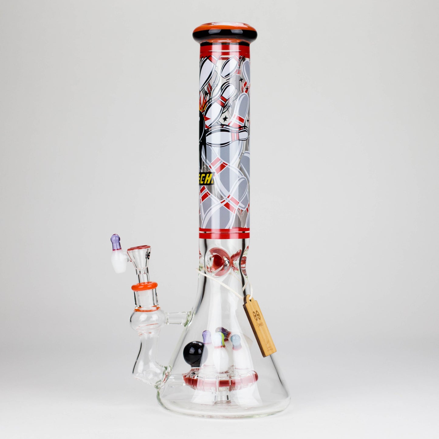 Cheech | 15" Bowling Pin Perc Bong