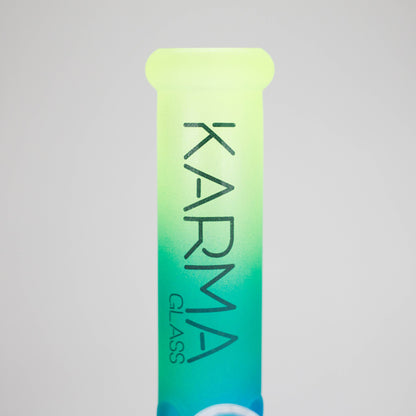 Karma | 9" Beaker 3 Toned Frosted Glass Bong