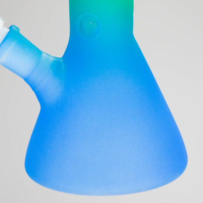 Karma | 9" Beaker 3 Toned Frosted Glass Bong