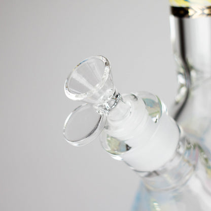 14" 7 mm Glass Bong With Pirate Design
