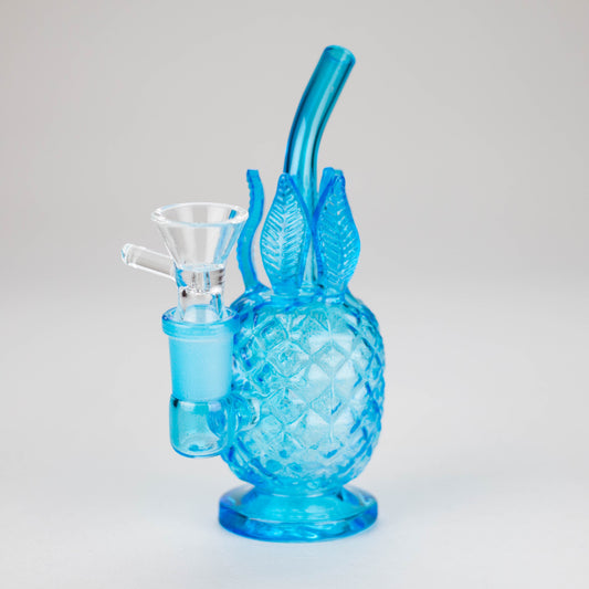 5″ Blue Pineapple Soft Glass Bong [TX213]