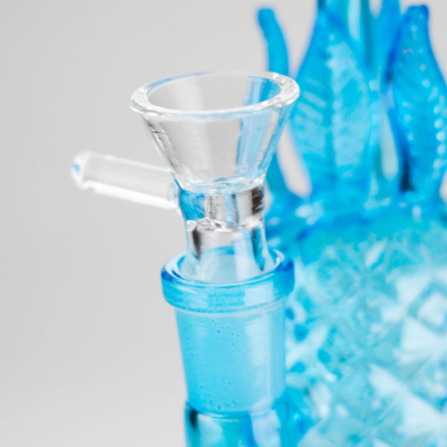 5″ Blue Pineapple Soft Glass Bong [TX213]