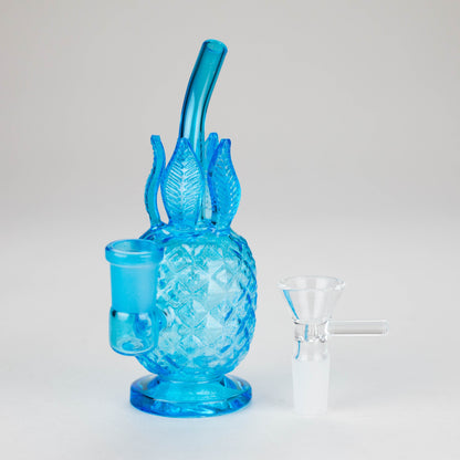 5″ Blue Pineapple Soft Glass Bong [TX213]