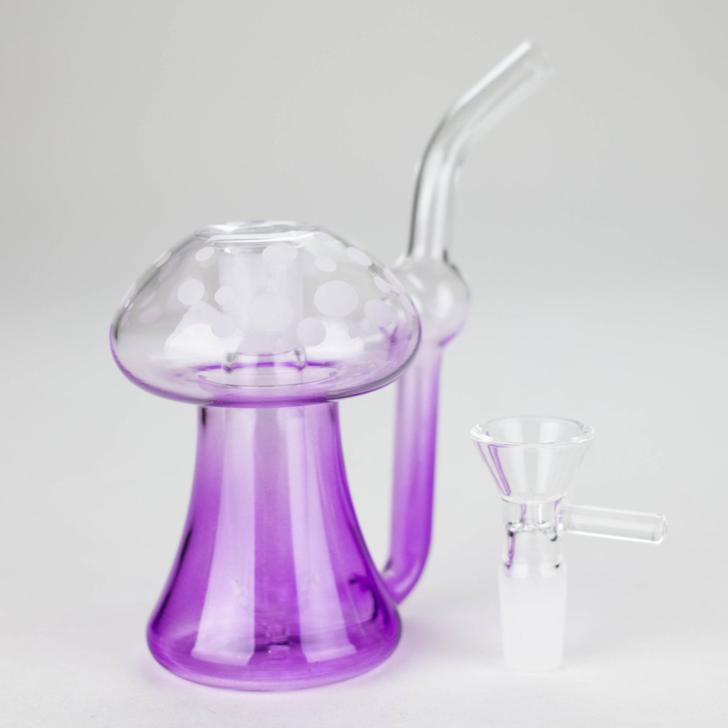5″ Mushroom Design Glass Bong [HL002]