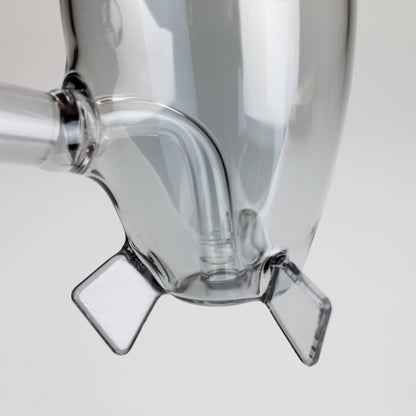 4″ Grey Rocket Glass Bong [XD022]