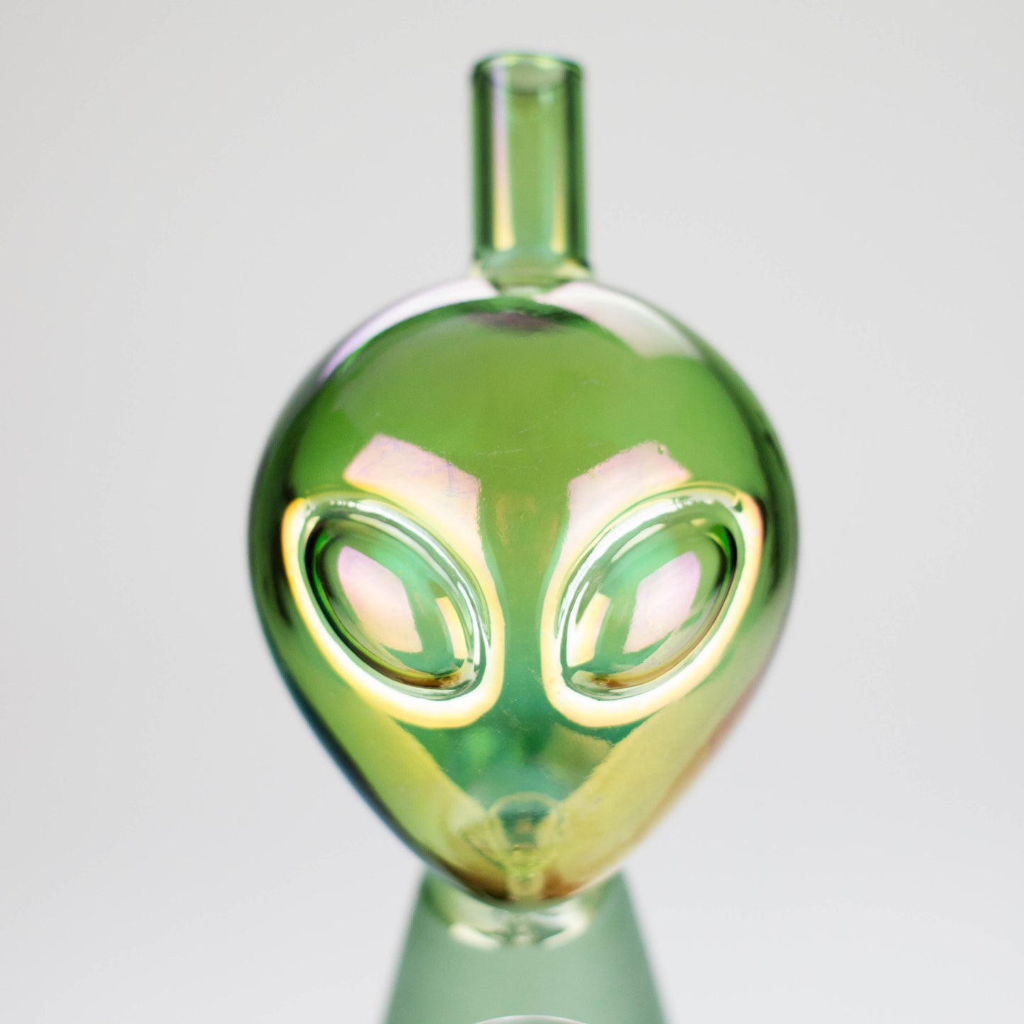 7″ Green Alien Glass Bong [XD020]