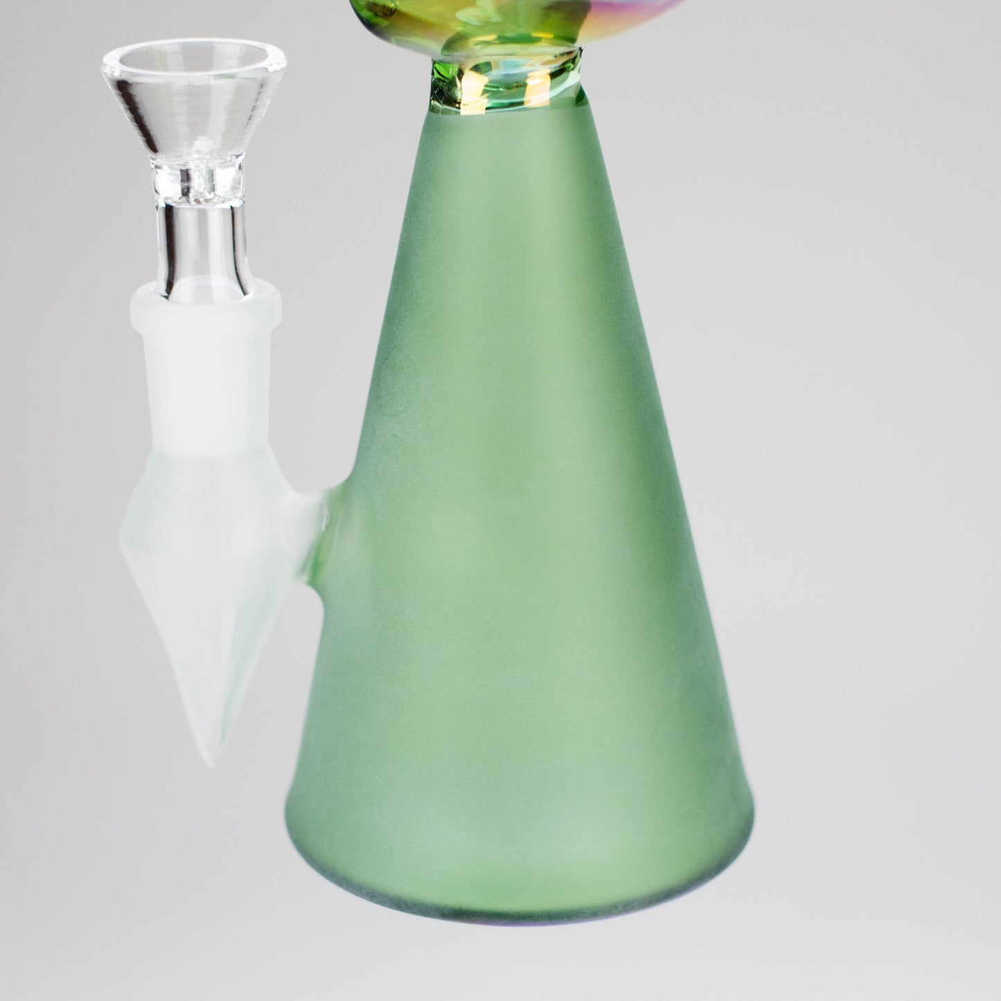 7″ Green Alien Glass Bong [XD020]
