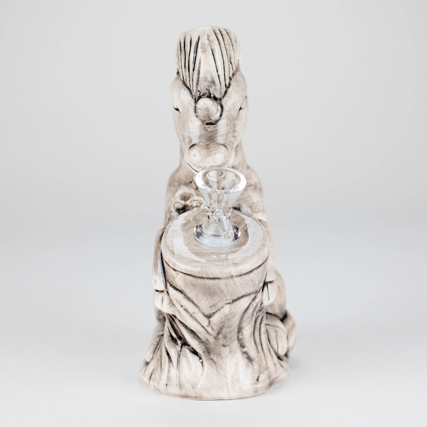 7" Sea Horse Design Ceramic Bong – Mythical Ocean-Inspired Collectible [ES089WP]