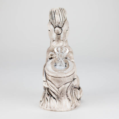 7" Sea Horse Design Ceramic Bong – Mythical Ocean-Inspired Collectible [ES089WP]