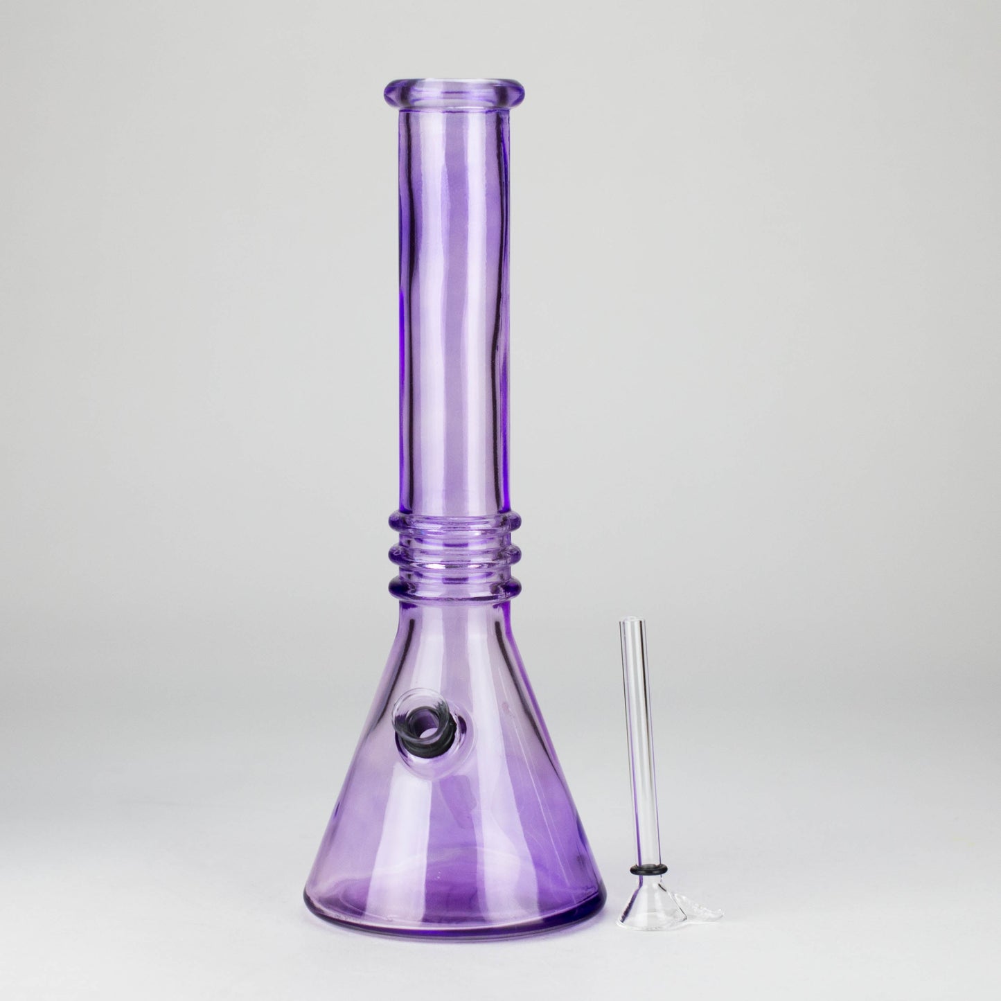 12" colored soft glass water bong  [HX4003N]