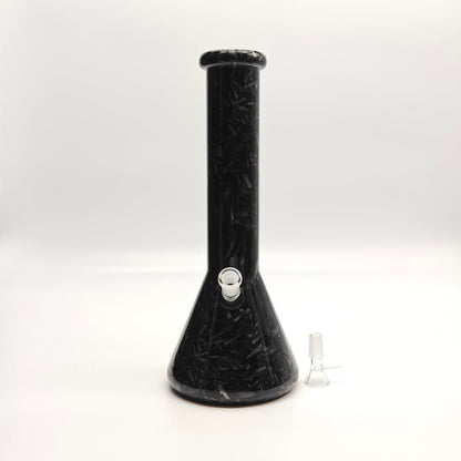 12.5" 7mm Gradient Style Glass Bong-Assorted designs [BLX-03-6]