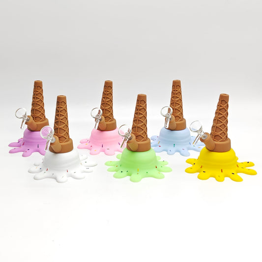 5.2" Ice Cream Silicone Water Pipe [SP1088]