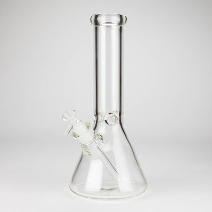 12" Classic Rim Beaker Bong – 9mm Thick Glass with 14mm Bowl Joint