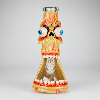 12" Monster Zombie Face Glass Bong – 9mm Thick