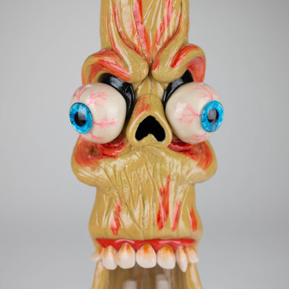 12" Monster Zombie Face Glass Bong – 9mm Thick