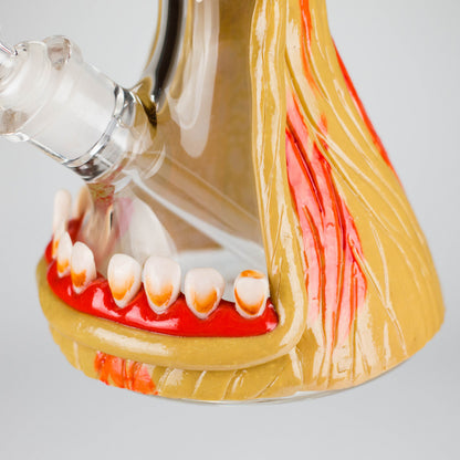 12" Monster Zombie Face Glass Bong – 9mm Thick