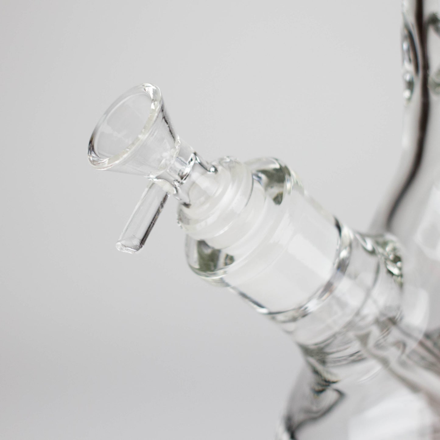 15" Grid Pattern Beaker Bong – Glow in the Dark