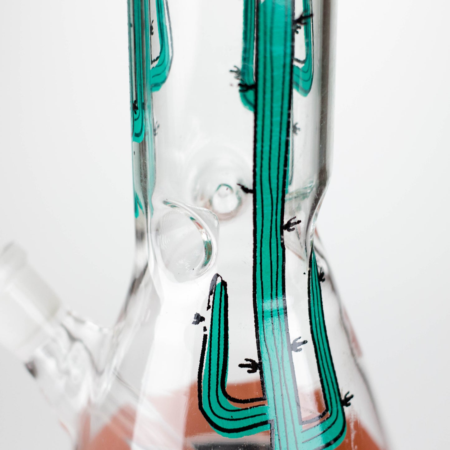 12" Beaker Glass Bong with Sticker | 14mm Bowl Joint