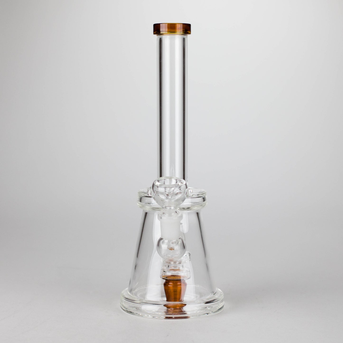 11" Glass Bong with Diffuser | 14mm Bowl Joint | Stemless Design