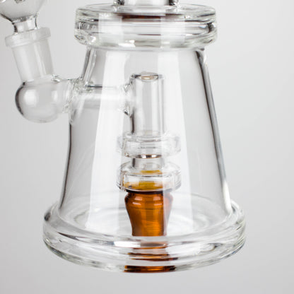 11" Glass Bong with Diffuser | 14mm Bowl Joint | Stemless Design