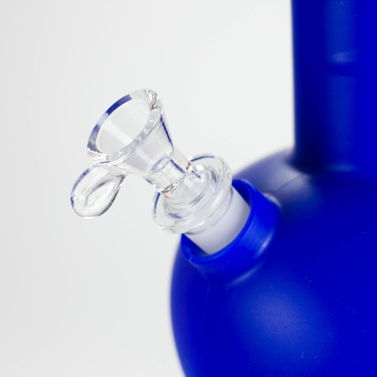 HIT | 12" Silicone Round Water Pipe - with Glass Bowl and Downstem