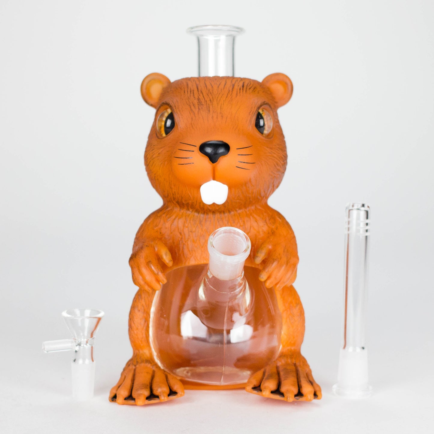 9" Arsenal Beaver Buddy Waterpipe – Brown [SMKZ184]