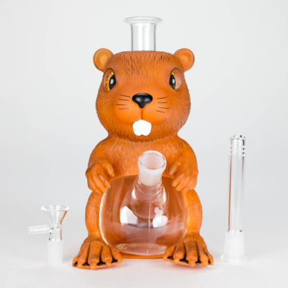 9" Arsenal Beaver Buddy Waterpipe – Brown [SMKZ184]