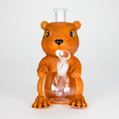 9" Arsenal Beaver Buddy Waterpipe – Brown [SMKZ184]