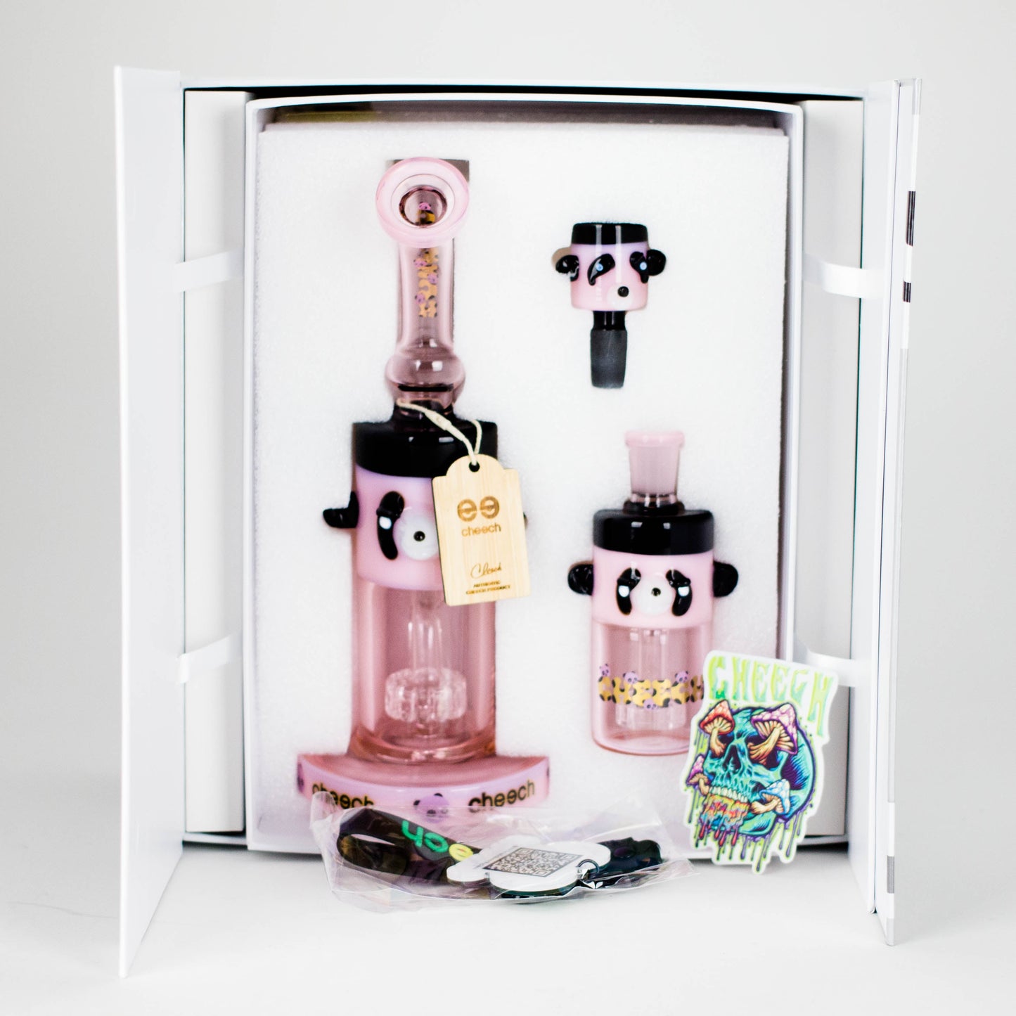 Cheech | 10" Panda Bong with Ash Catcher - CHE-232