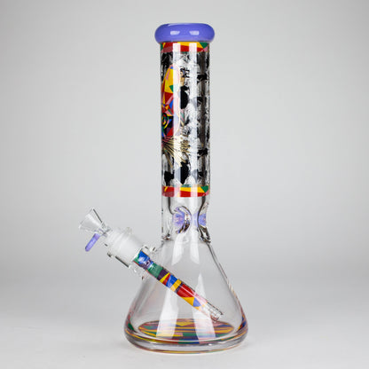 Cheech | 13″ Cat Decal Beaker Bong – CA-034