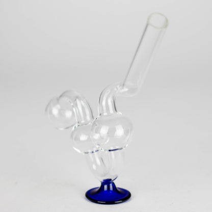 6" Stand Oil Burner Pipe – 2-Pack | Durable Glass