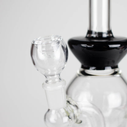 10" Glass Water Pipe with Showerhead Diffuser – Assorted Colors