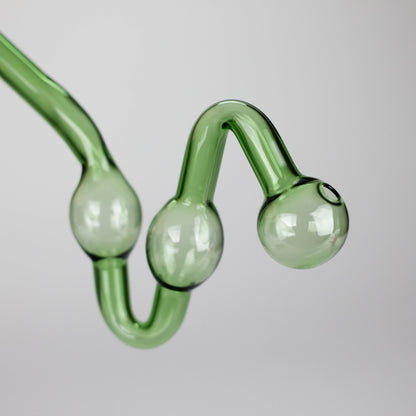 8" Oil Burner Color Tube Pipe – 2-Pack | Durable Glass, Assorted Colors