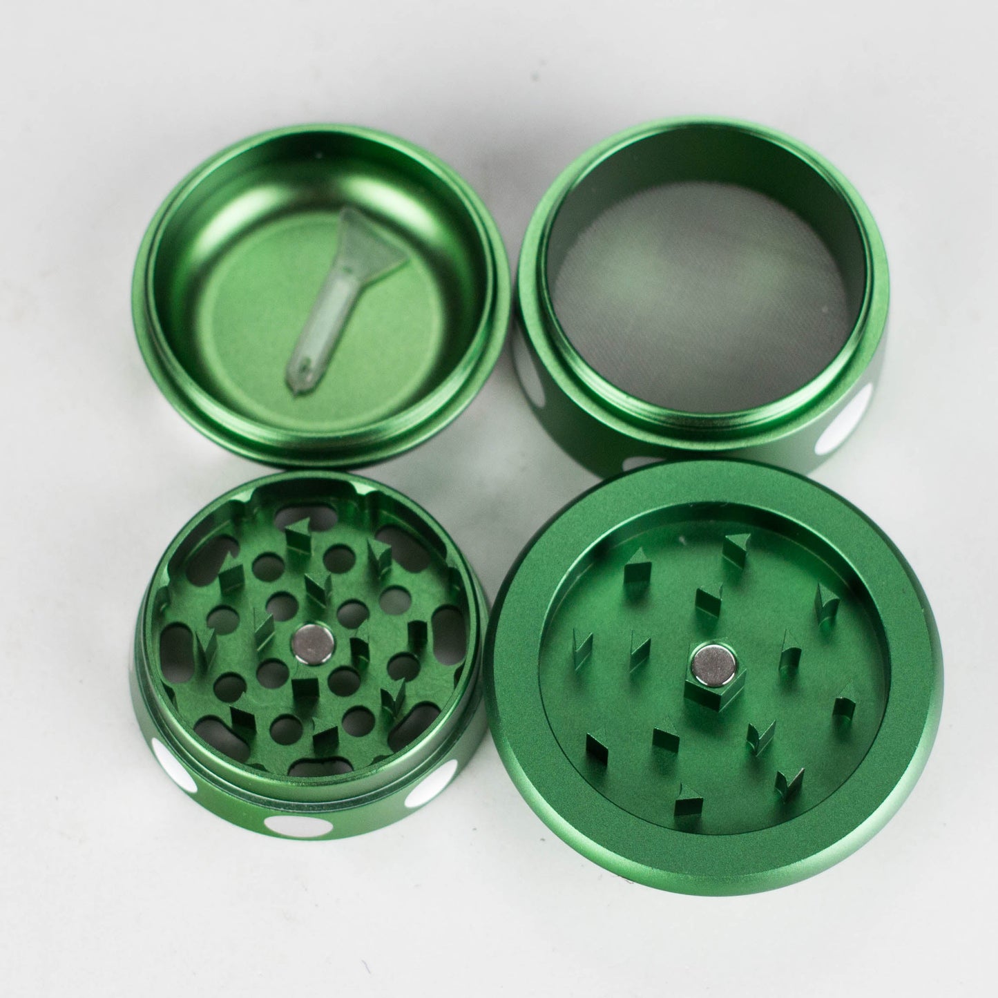 ZAluminum Mushroom Grinder 4 Layers