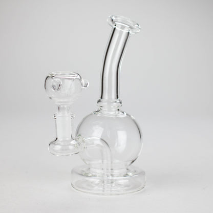 7" Solid Color Electroplate Glass Bong – 14mm Bowl Joint