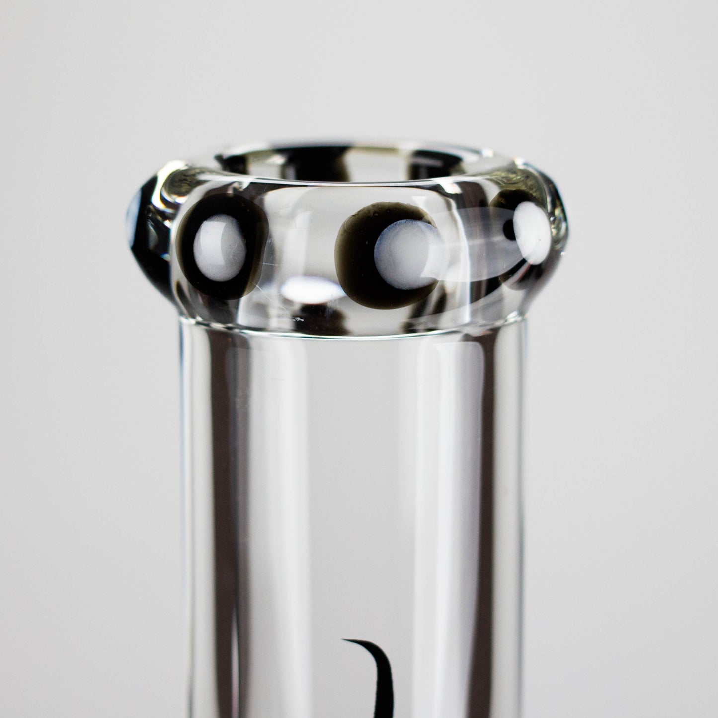 Genie | 19.5" 9mm Curved Shaft Glass Beaker Bong [F7-002-1]