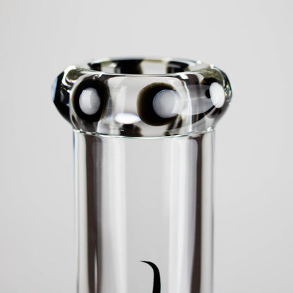 Genie | 19.5" 9mm Curved Shaft Glass Beaker Bong [F7-002-1]