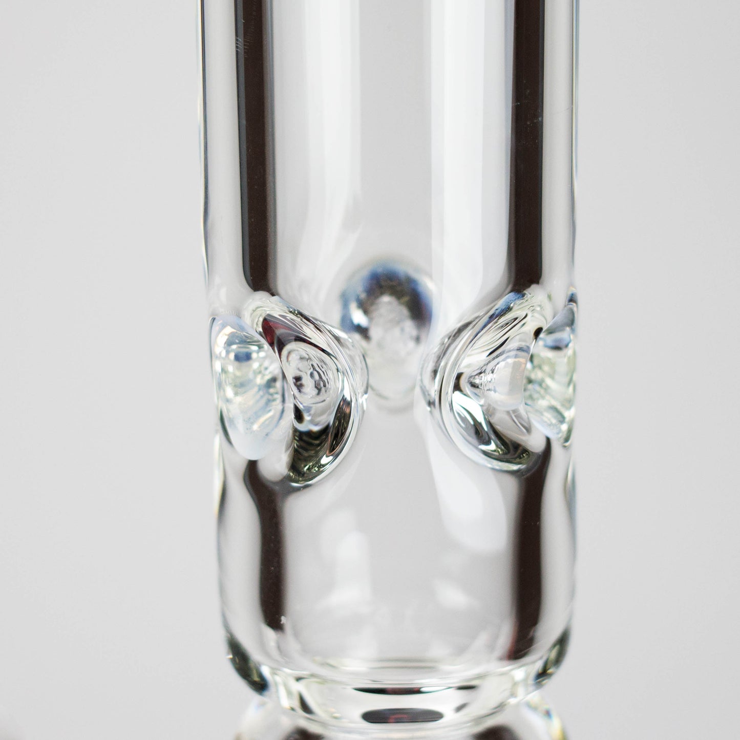 Genie | 19.5" 9mm Curved Shaft Glass Beaker Bong [F7-002-1]