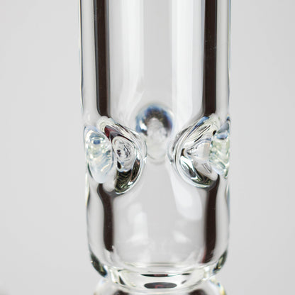 Genie | 19.5" 9mm Curved Shaft Glass Beaker Bong [F7-002-1]