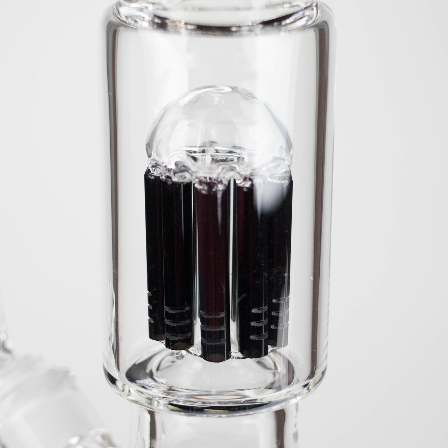 Genie | 17.5" 10-Arm 9mm Colored Bottom Glass Bong [GE4180]