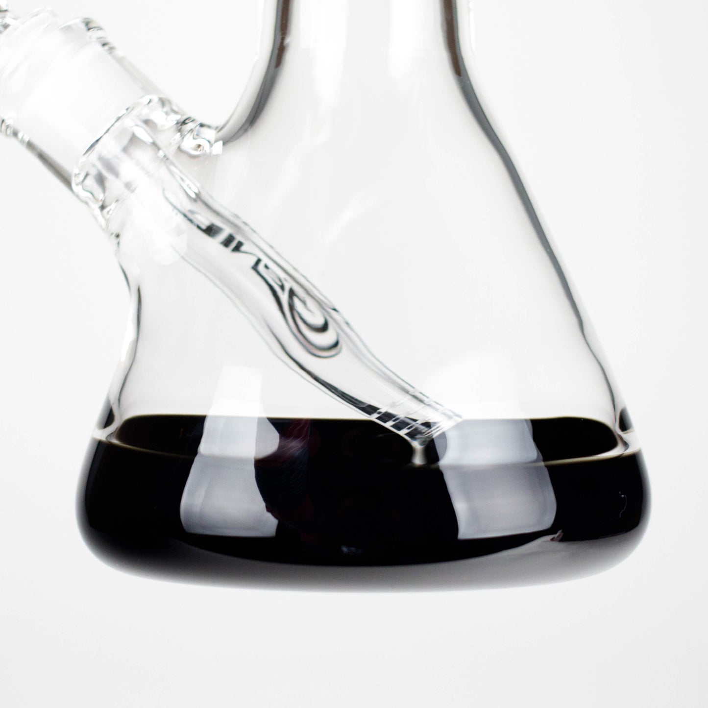 Genie | 17.5" 10-Arm 9mm Colored Bottom Glass Bong [GE4180]