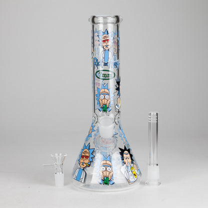 Z10" Cartoon Glass Bong – Fun & Functional Smoking Piece