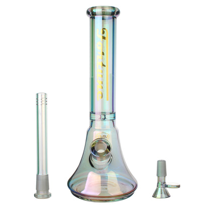 Fortune | Electroplated 14" 7mm New Beaker - 4 Assorted Colours